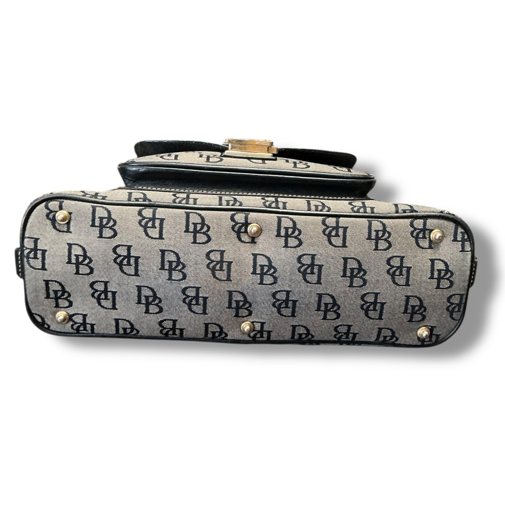 Dooney & Bourke Signature Front Clasp Monogrammed Satchel - Picture 5 of 10